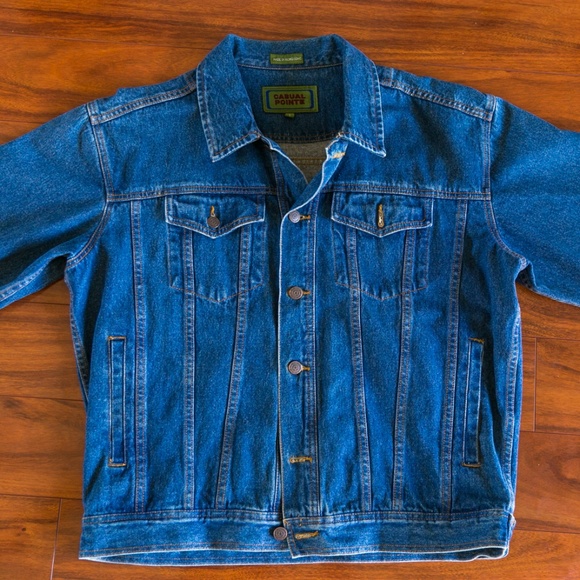 Vintage Other - Vintage Casual Pointe Denim Jacket
